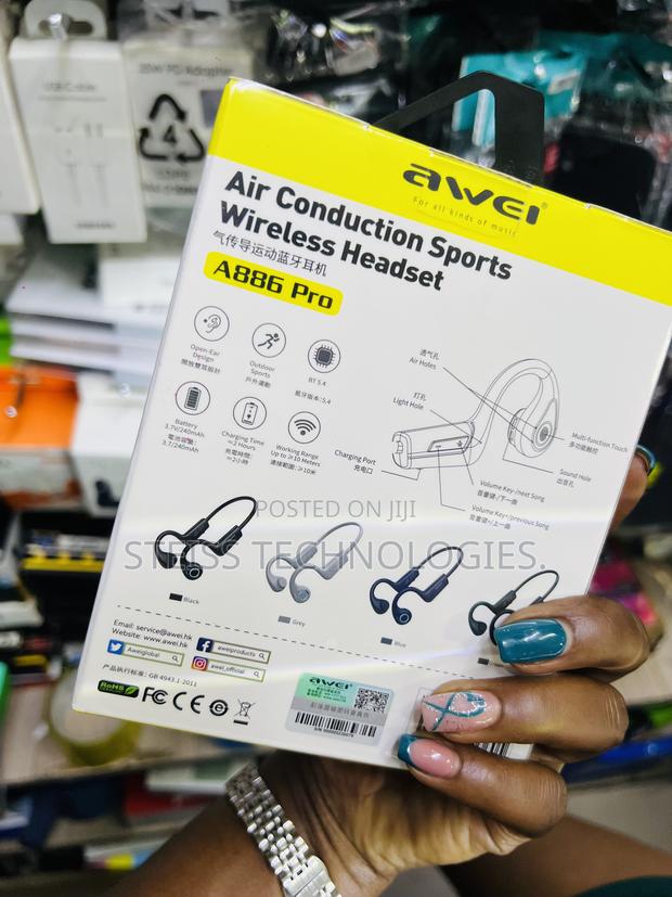 Awei Bone Induction Wireless Headphones - thumbnail 4
