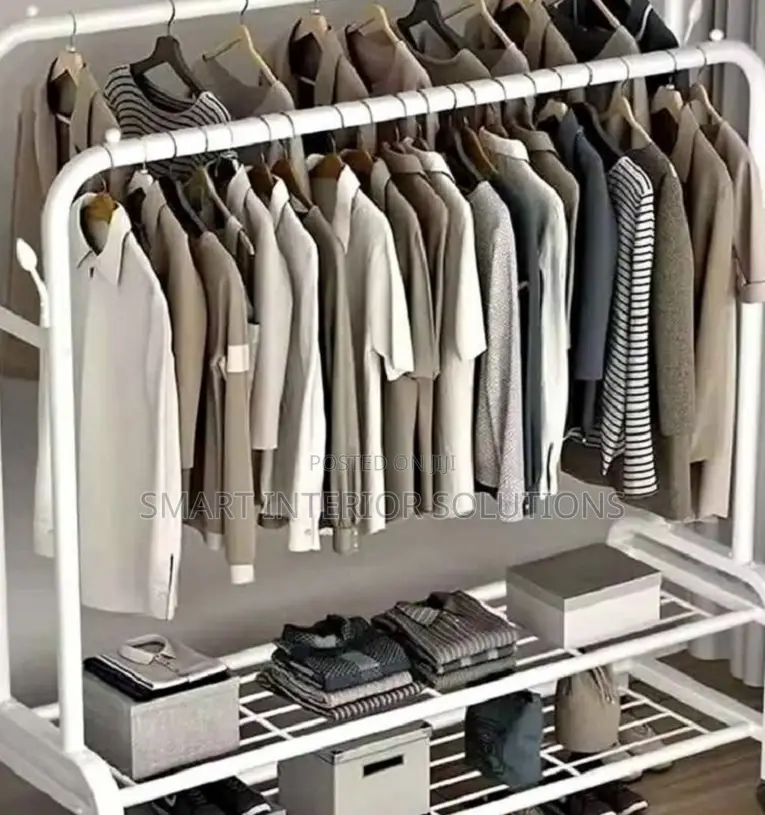 Double Pole Cloth Rack