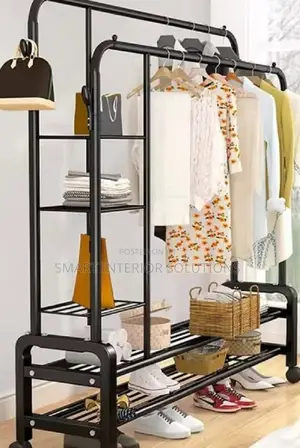 Double Layer Cloth Rack