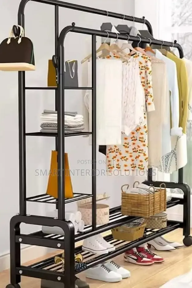 Double Layer Cloth Rack
