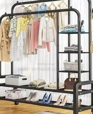 Double Pole Garment Rack