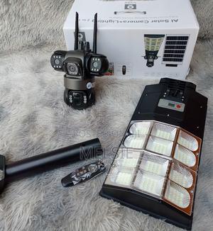 Ai Solar 2 in 1 Security CCTV Camera 2-in-1 3 Lens Security Camera - thumbnail 2