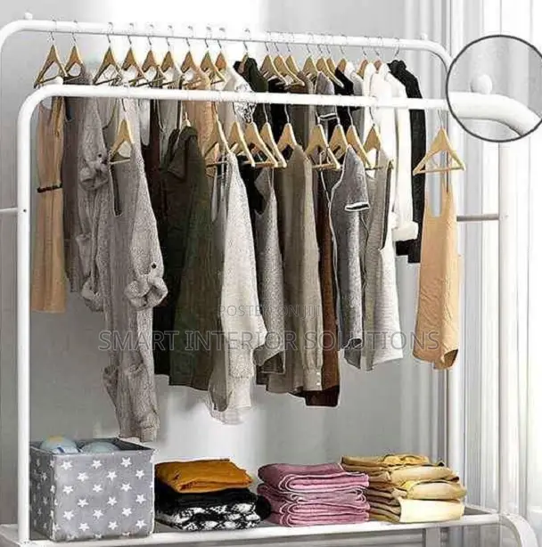 Metal Double Cloth Rack