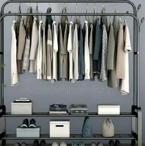Heavy-Duty Double Cloth Rack