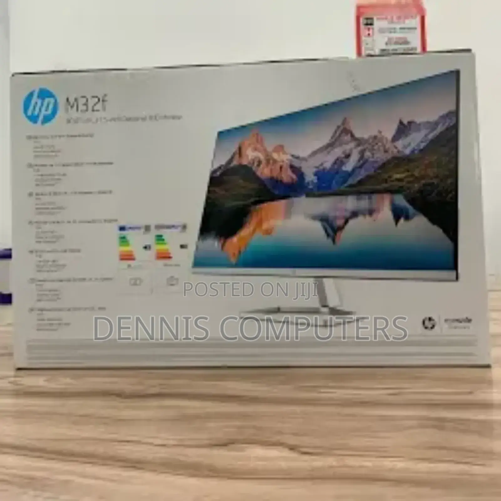 Hp M32f 31.5" FHD Monitor, Black Colour, Connectivity: 1 Vga
