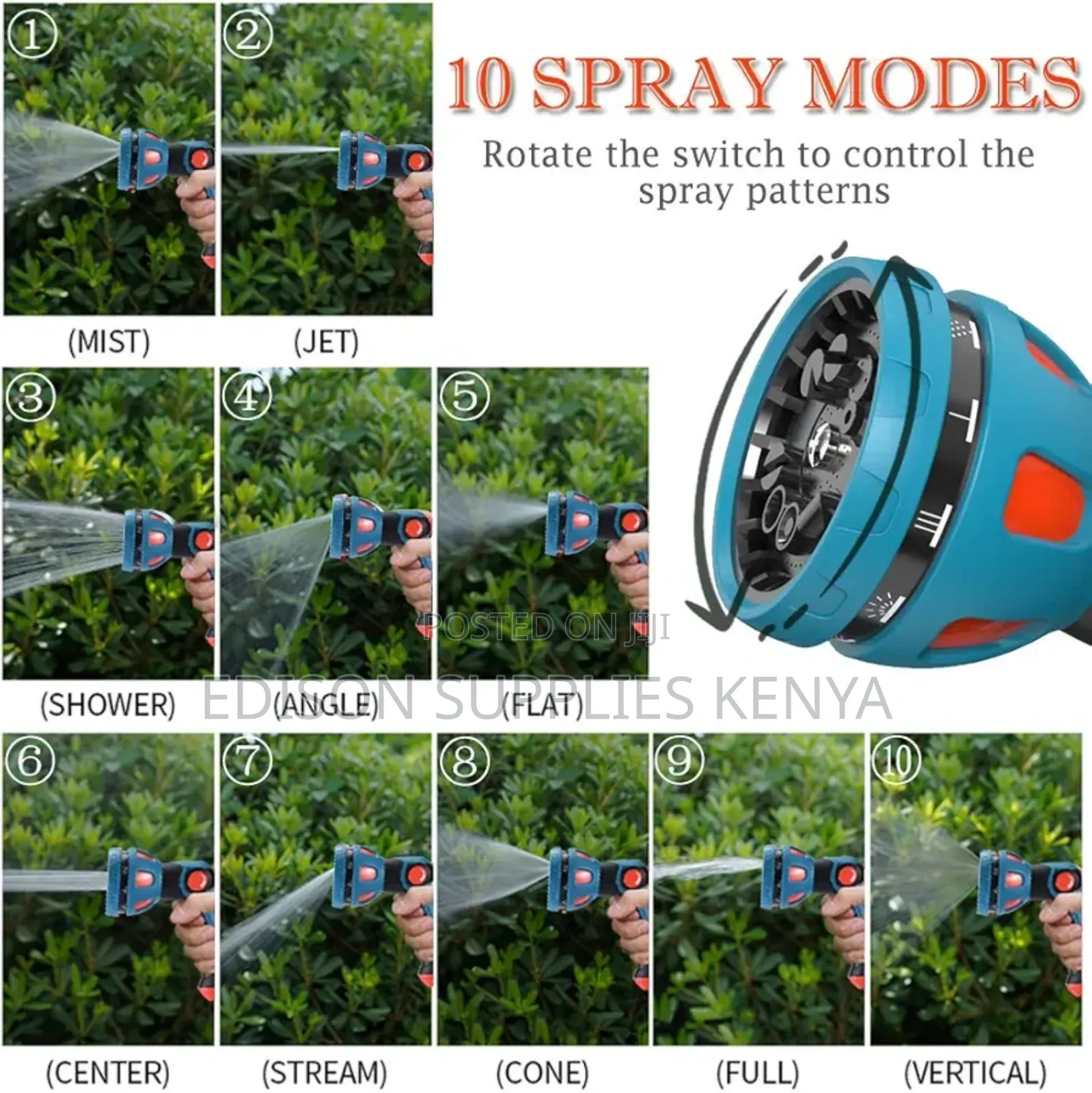 Water Spray Gun Hose Pipe Sprayer Hose Connector Garden Car Wash