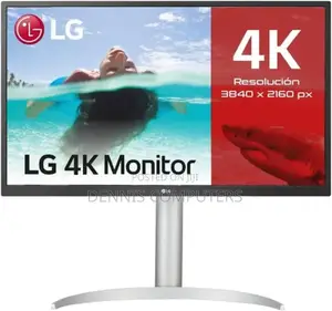 Lg 27" Uhd Monitor, Tilt/Pivot/Height Adjustable Stand