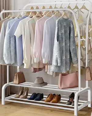 Double Pole Clothing Rack