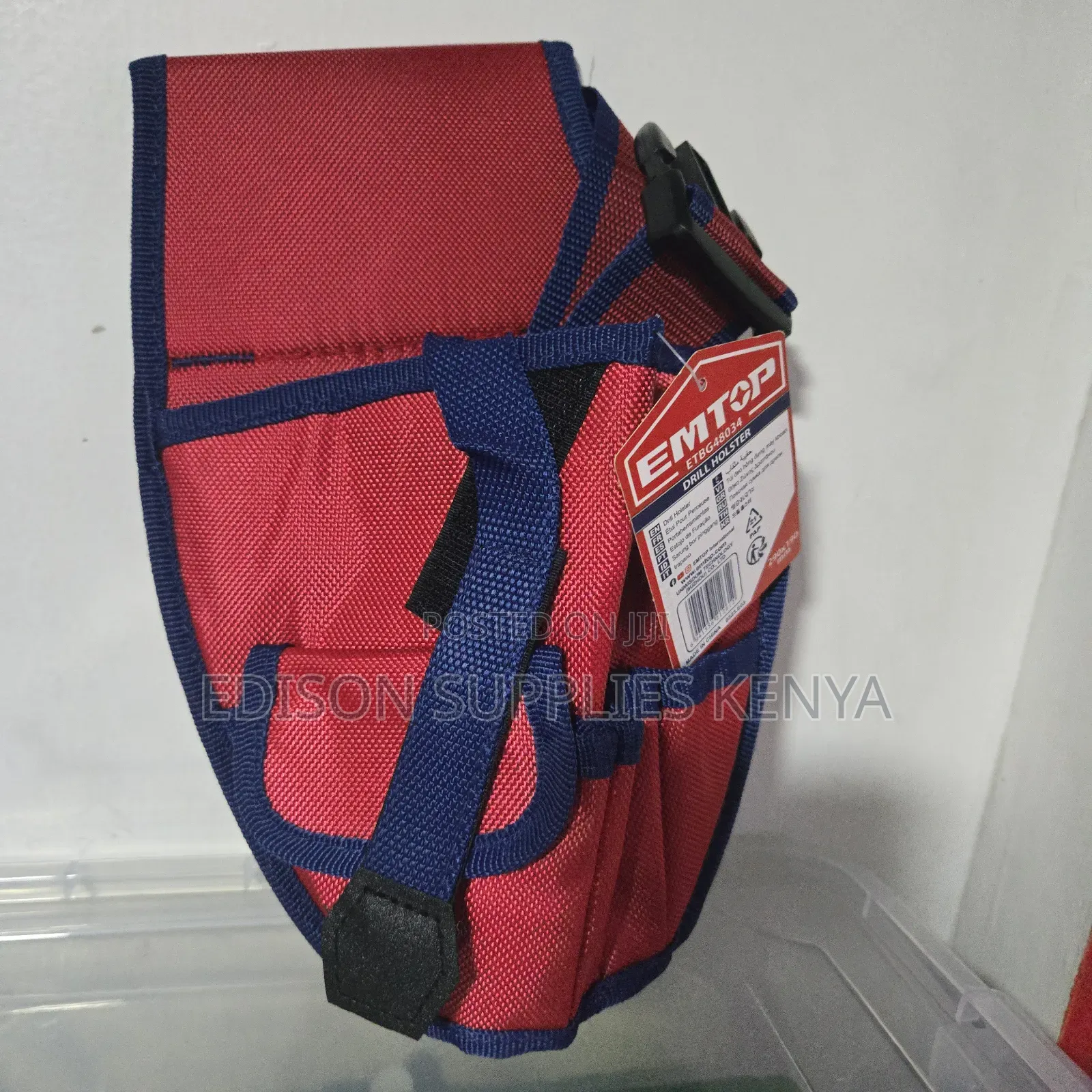 Emtop Drill Holster Tool Pouch Bag Carpenter's Belt Tools Belt Holster