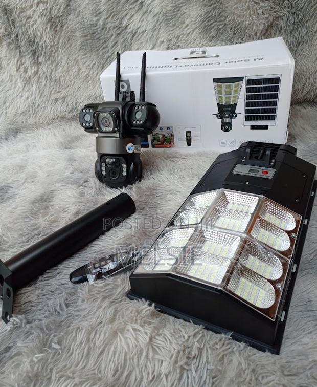 2 in 1 CCTV Security Solar Street Light