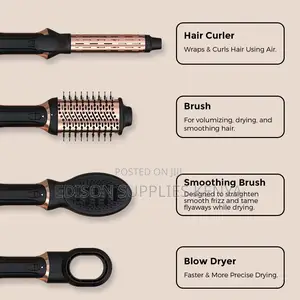 Hair Curler With Blow Dryer 4 In 1 Hair Styling Tool