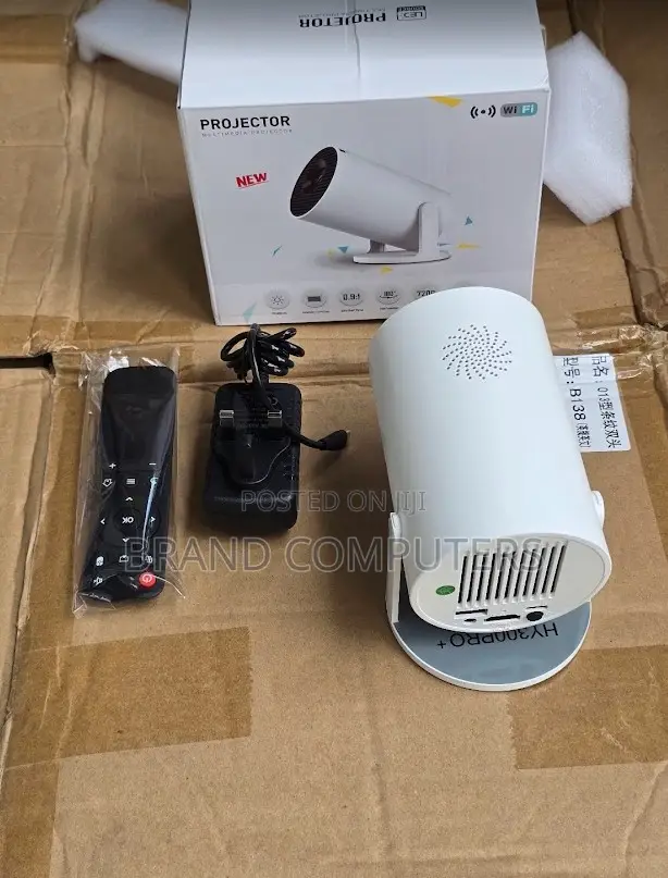 Android 12 Wifi Smart Projector Hy300 Pro+ 1gb+8gb