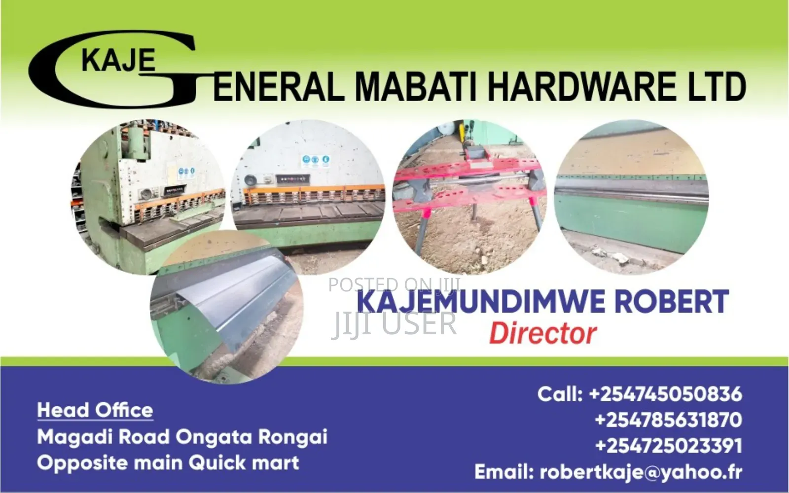 Mabati Cutting And Bending