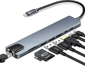 Converter Usb Type C to Hdmi, Network, Usb, Type C, Miscrosd