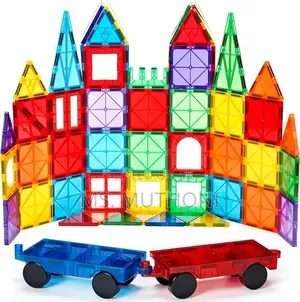 One Hundred Magnetic Tiles Building Blocks (100 PCS )