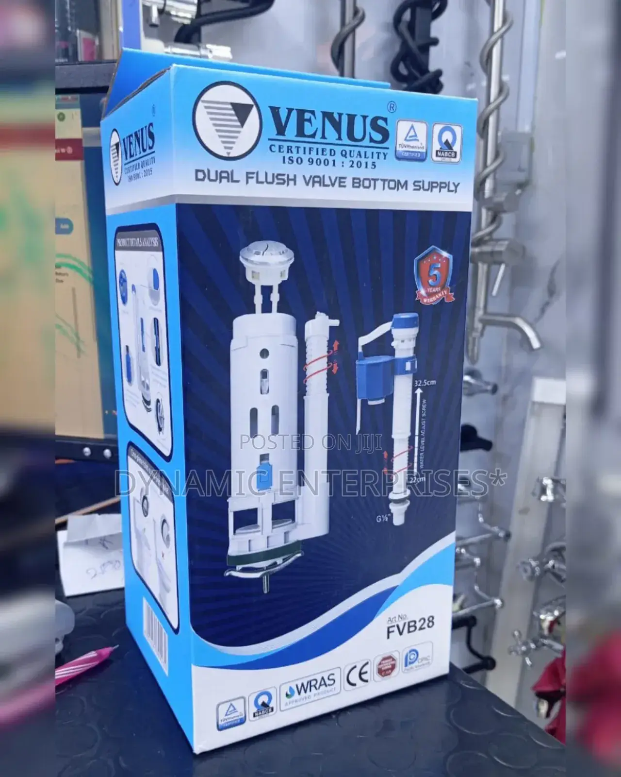 Venus Dual Flush Valve Bottom Supply