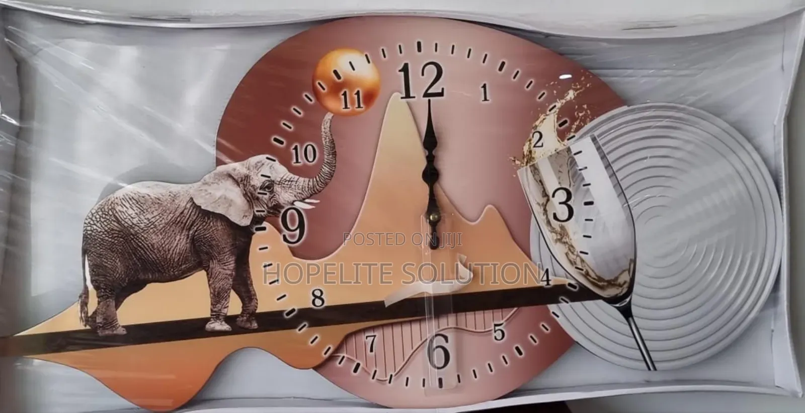 80x40cm Decor Wall Clock