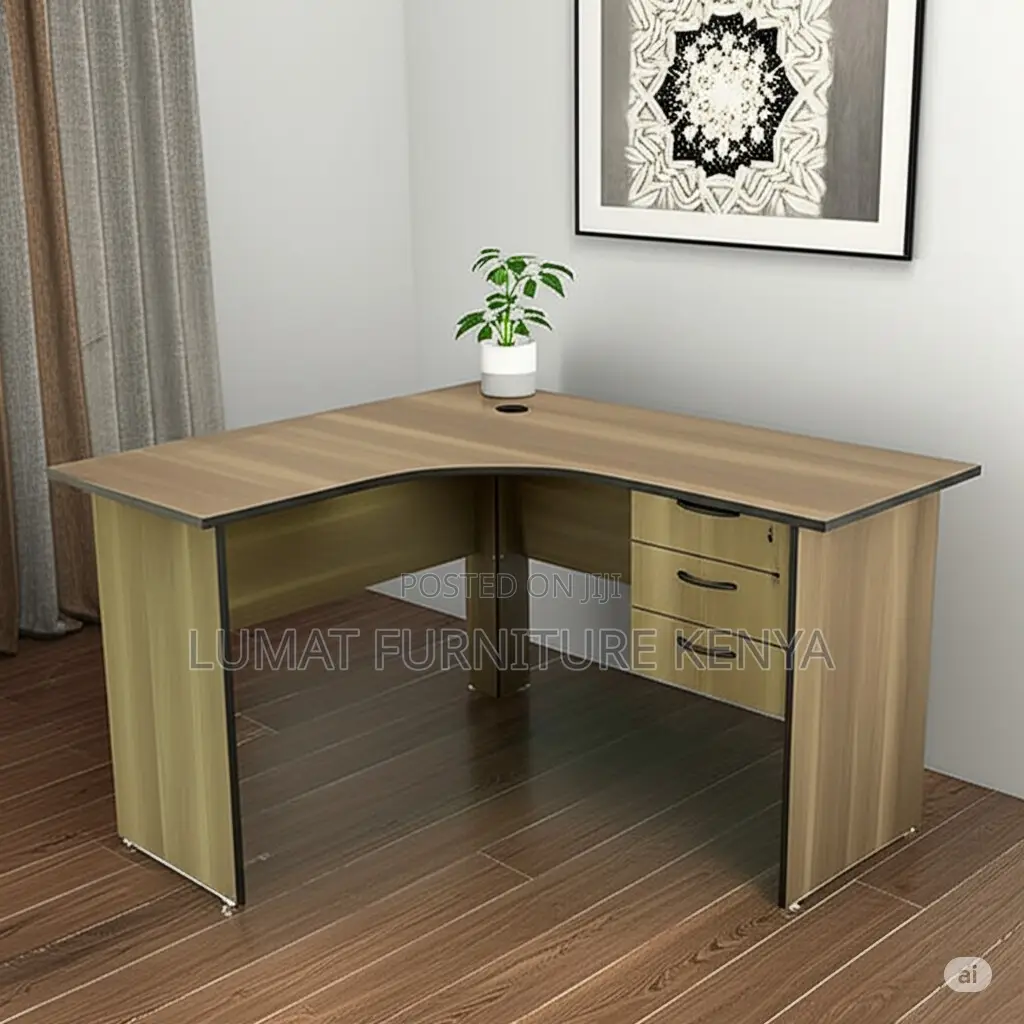 Stylish Curved Writing Desk