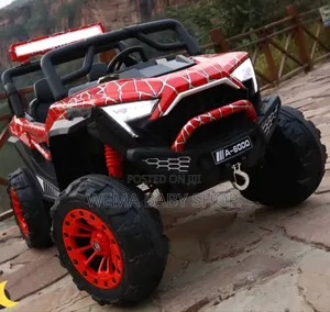 4x4 Suv Spiderman-Themed Kids' Electric Ride-on Car.