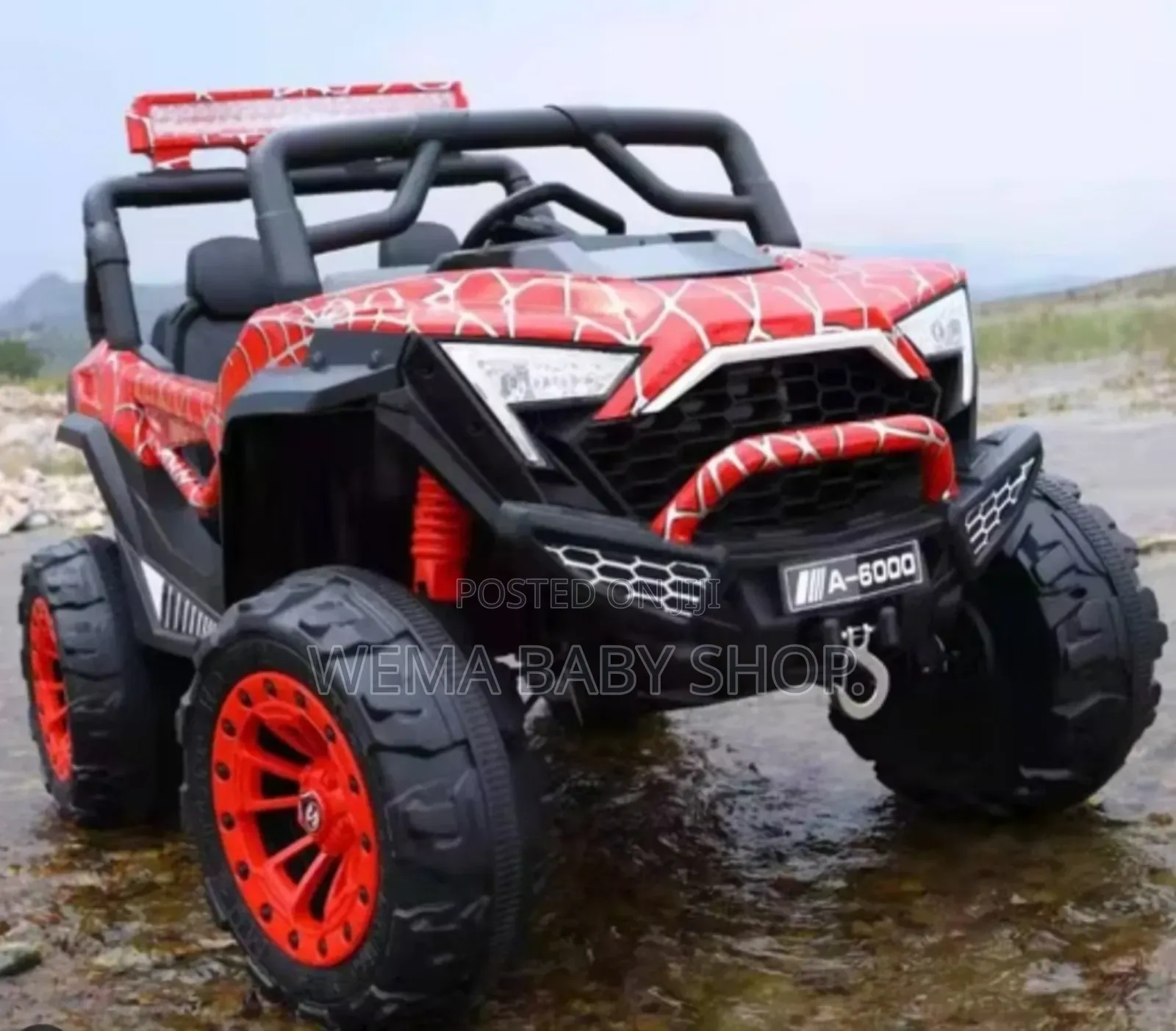 4x4 Suv Spiderman-Themed Kids' Electric Ride-on Car.