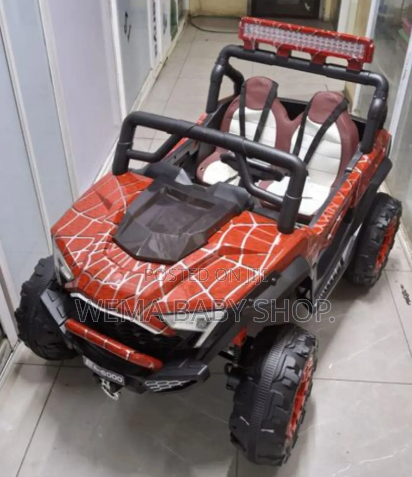 4x4 Suv Spiderman-Themed Kids' Electric Ride-on Car.
