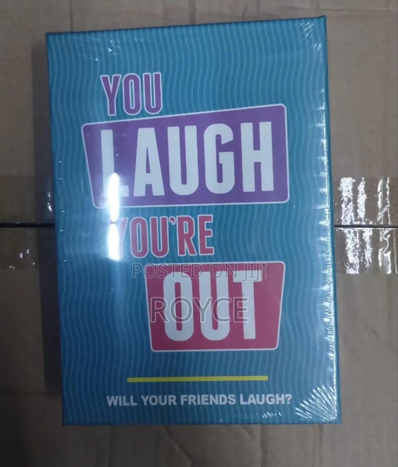 You Laugh You're Out Card Game