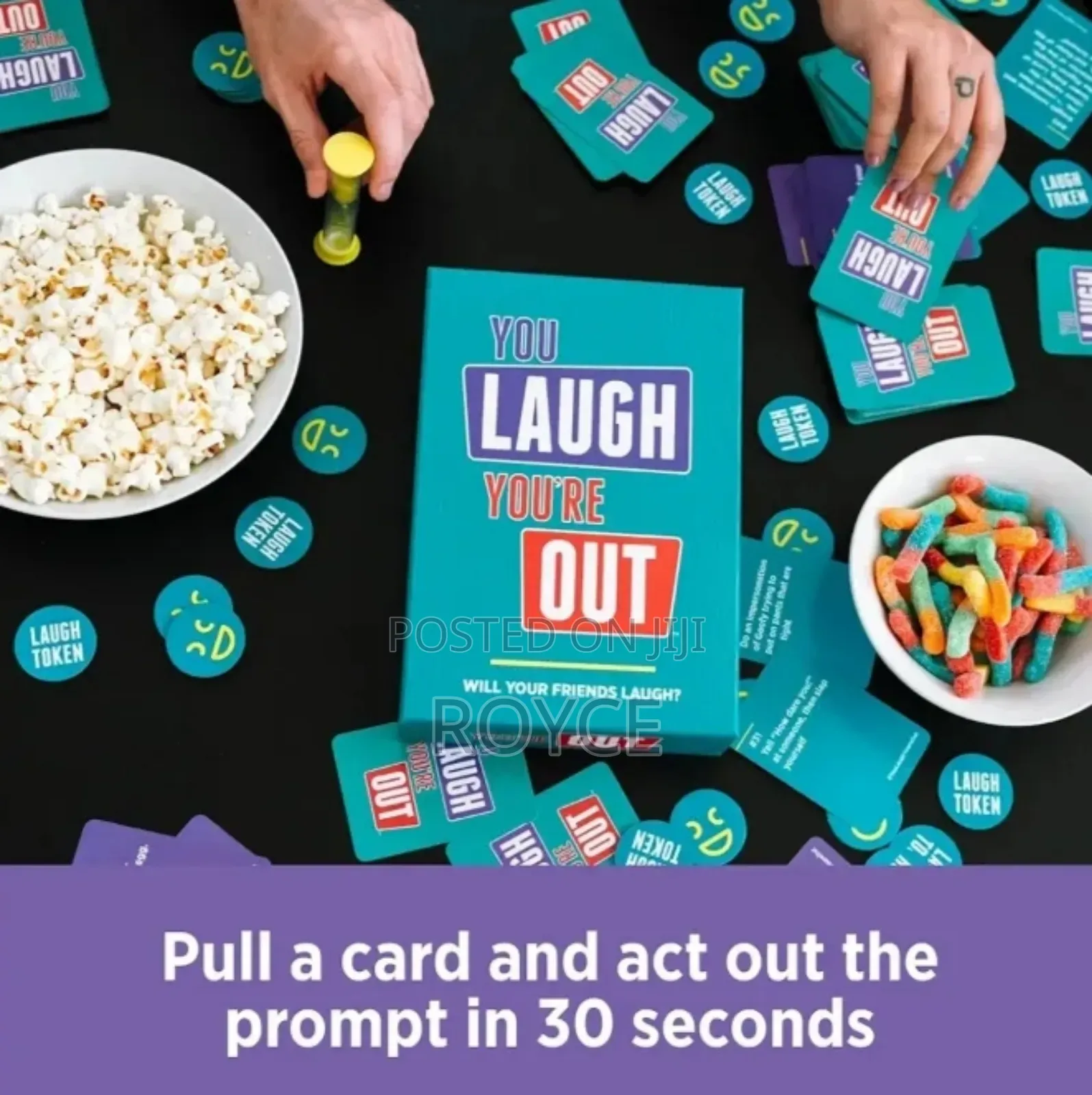 You Laugh You're Out Card Game