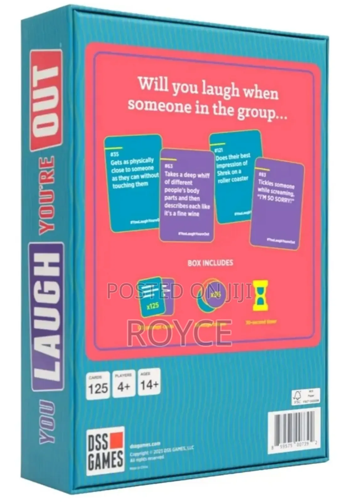 You Laugh You're Out Card Game