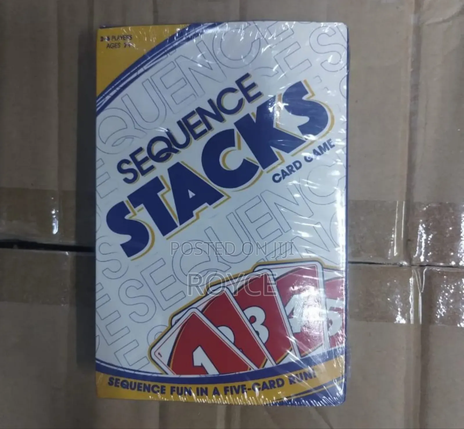 Sequence Stacks Card Game