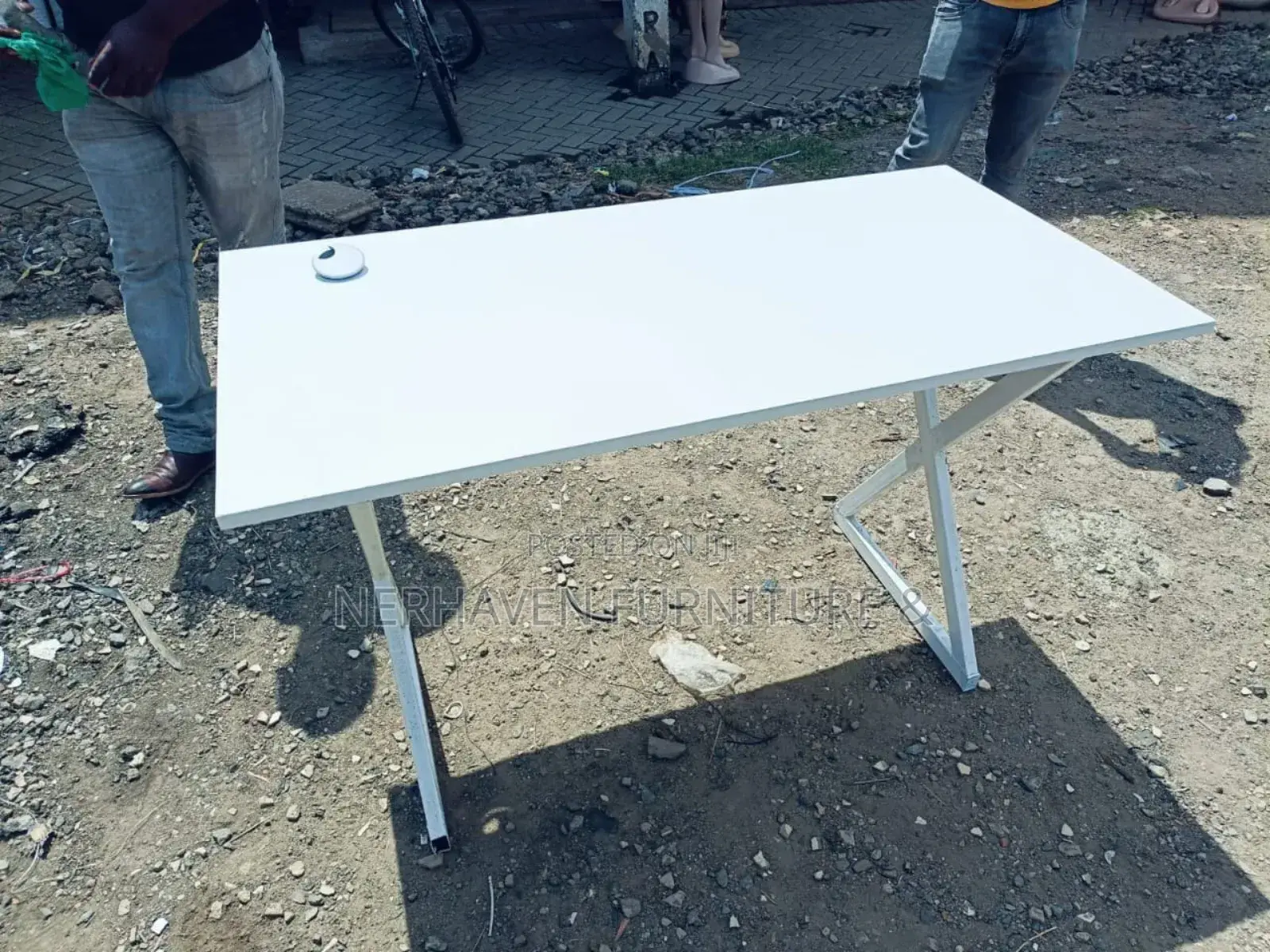 X Metal Office Desk