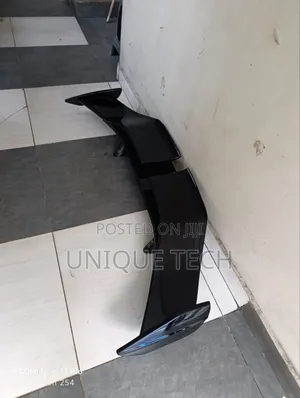 Universal Rear Lip Spoiler Black