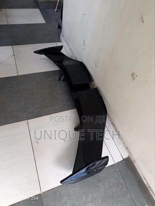 Universal Rear Lip Spoiler Black
