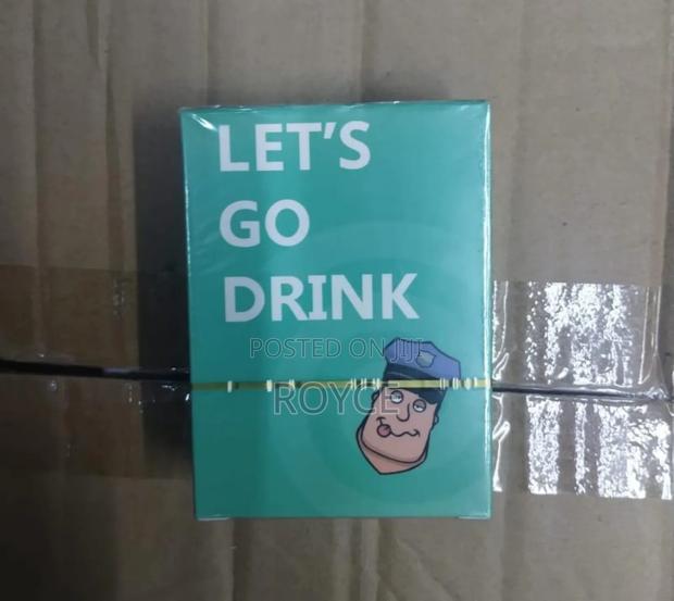 Let's Go Drink Card Game - main view