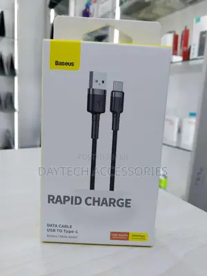 The Baseus Cafule Series Usb to Type-C Rapid Charge Data Cable.
