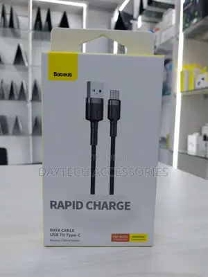 The Baseus Cafule Series Usb to Type-C Rapid Charge Data Cable.