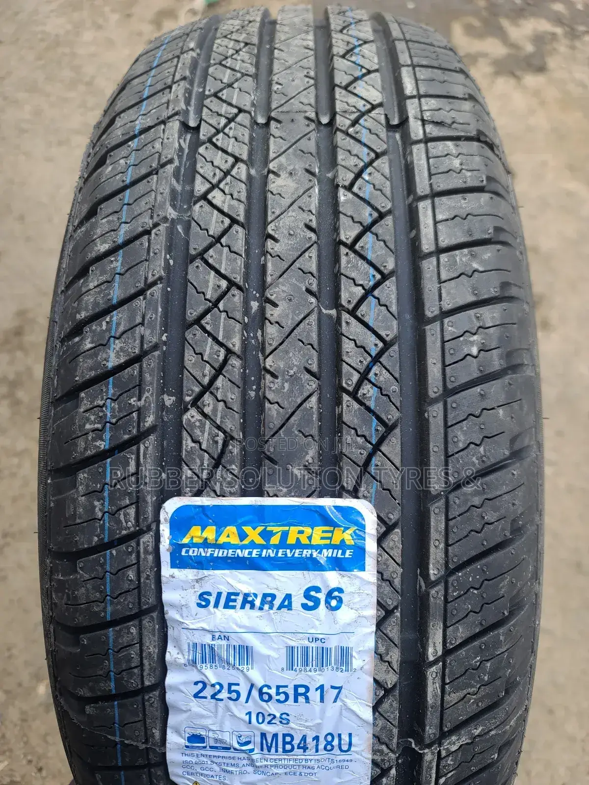 225/65r17 Maxtrek Tyres 102s Sierra S6