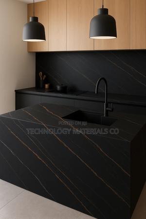 New Larent Black Sintered Stone 8.8ft By 3.9ft - thumbnail 2