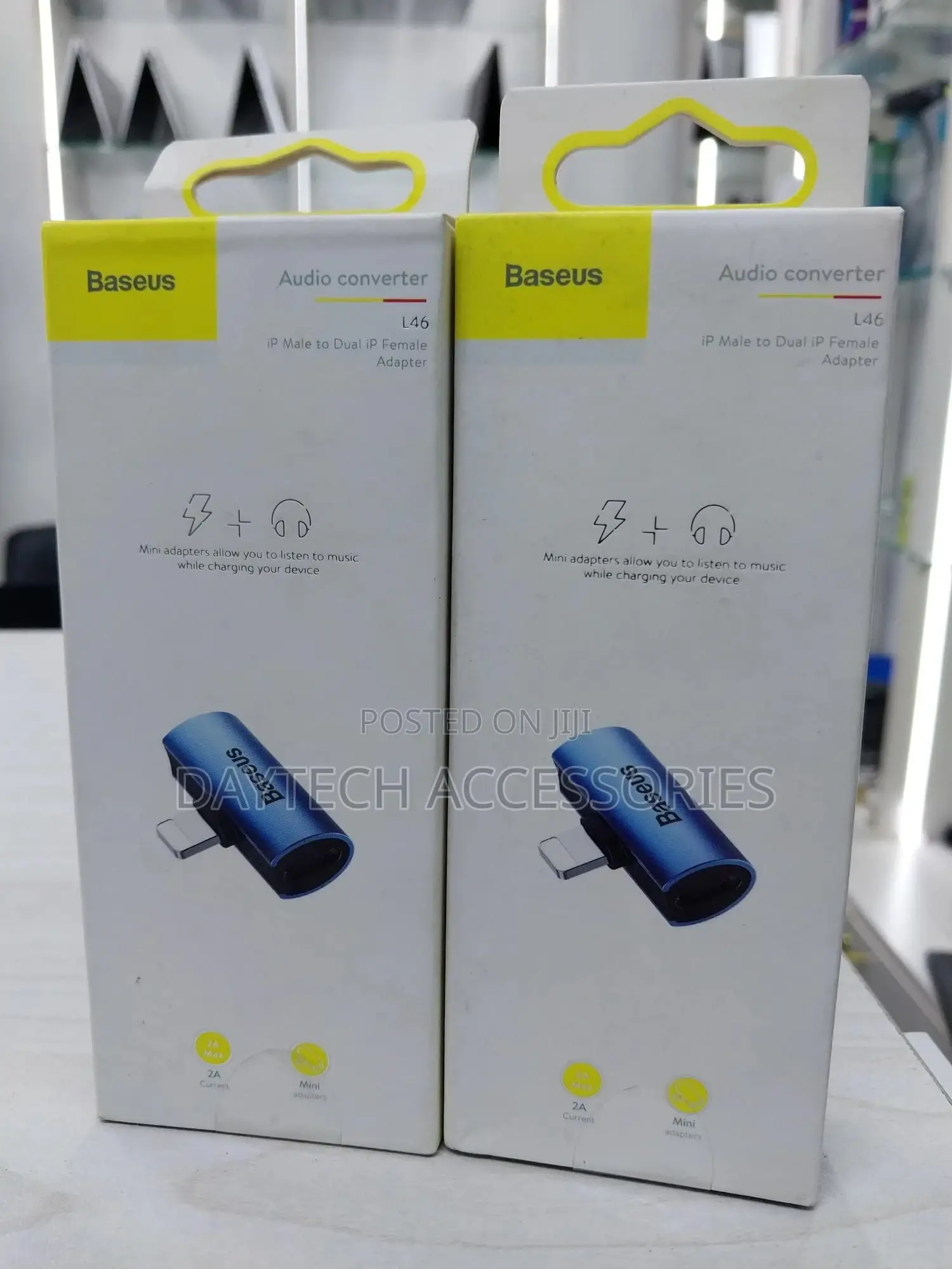 Baseus Audio Converter L46 Double Lightning 2x (iPhone)