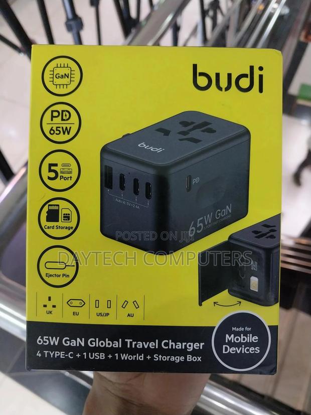 Budi 65w Global Travel Charger Adapter. - thumbnail 2
