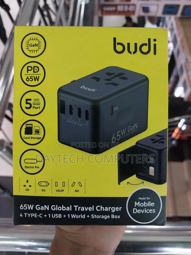 Budi 65w Global Travel Charger Adapter. - thumbnail 3