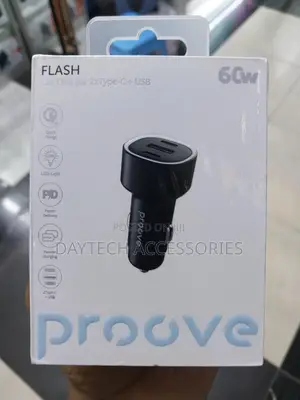 Азу Proove Flash 60w (2type-C+Usb) (Black)