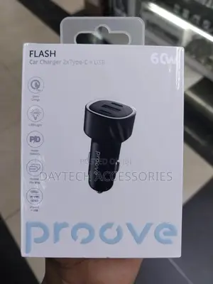 Proove Flash 60w – Car Charger for Fast Charging of Devices!