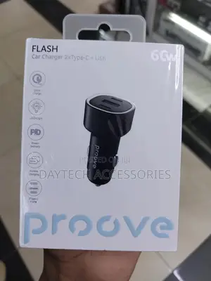 Proove Flash 60w – Car Charger for Fast Charging of Devices!