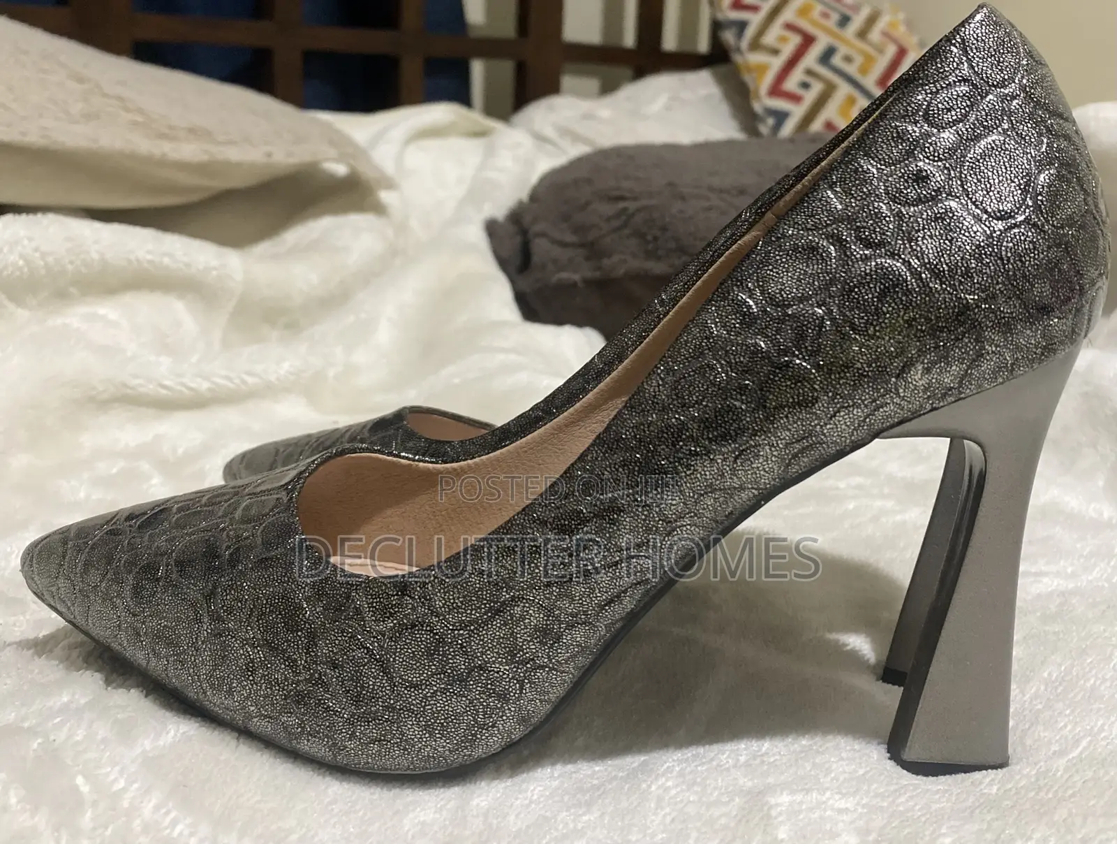 Latest Point Toe Stiletto Pumps Slip on High Heel Women Shoes