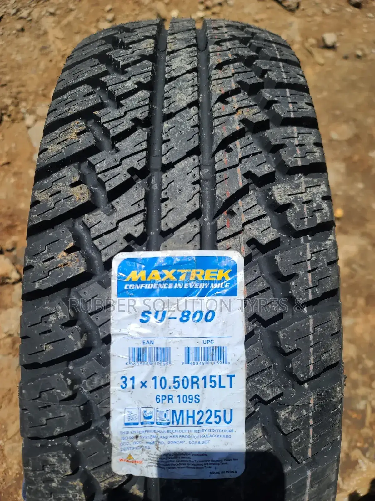31x10.50r15 Maxtrek Tyres L/T 6pr