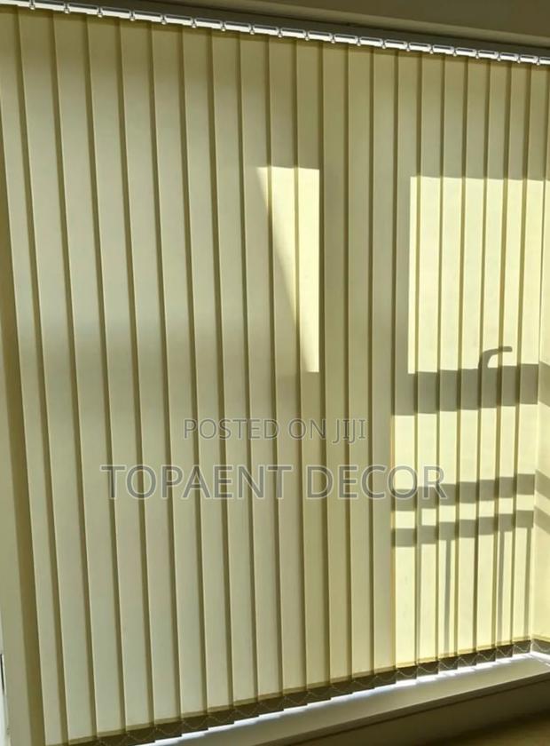Master Your Light, Master Your Space With Cream Vertical Office Blinds - main view