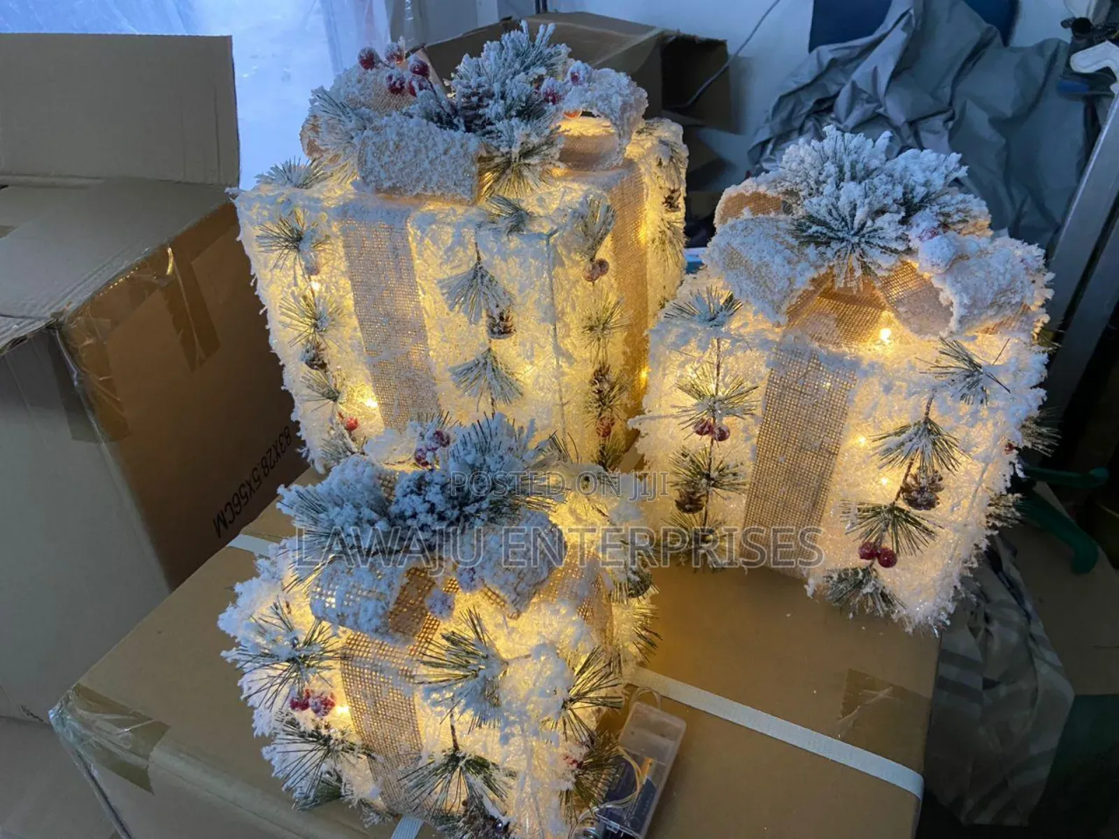 Lighted Gift Boxes