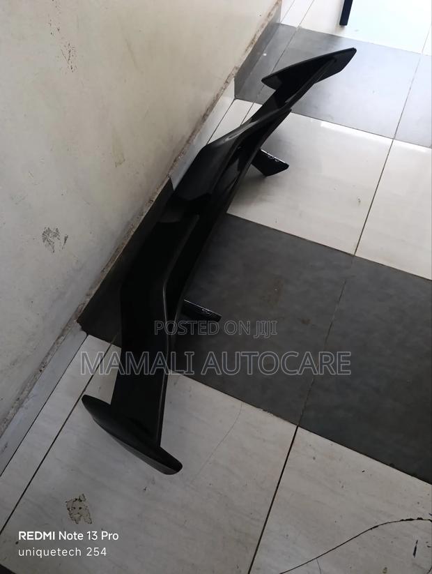 Black Universal Rear Sport Spoiler Wing - main view