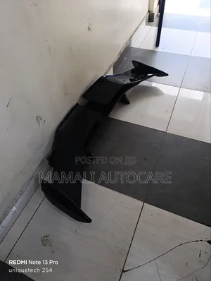 Black Sport Wing Spoiler Universal Fit