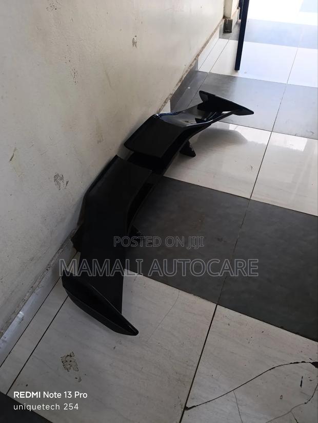 Black Sport Wing Spoiler Universal Fit - main view